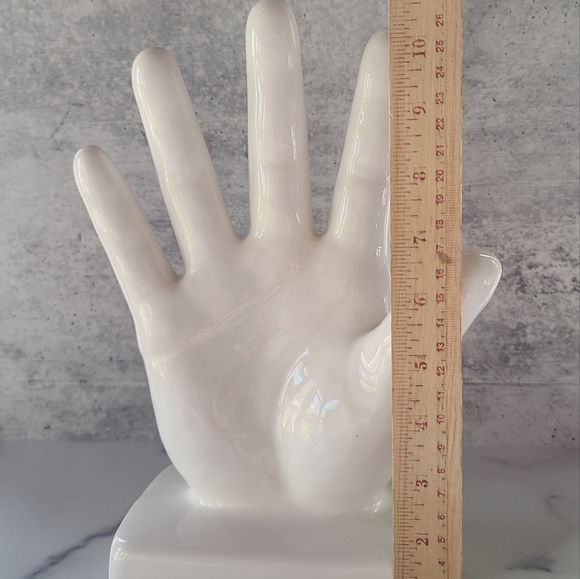 Ceramic White Hand Decor - Picture 8 of 11